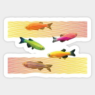 Zebrafish Sticker